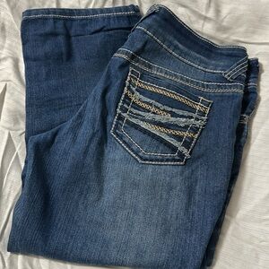 Maurices Dark Blue Ankle Jeans